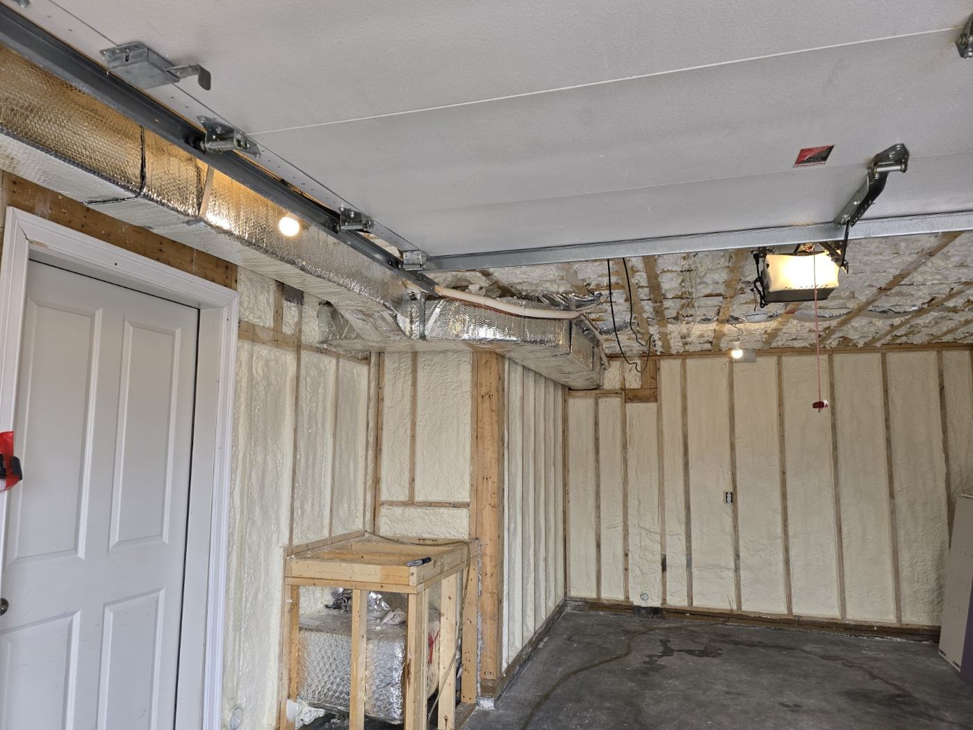 Spray Foam · Garage