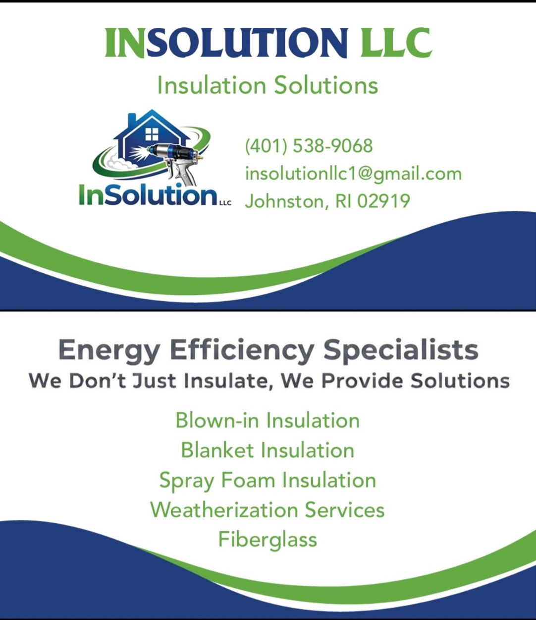 InSolution LLC insulation project