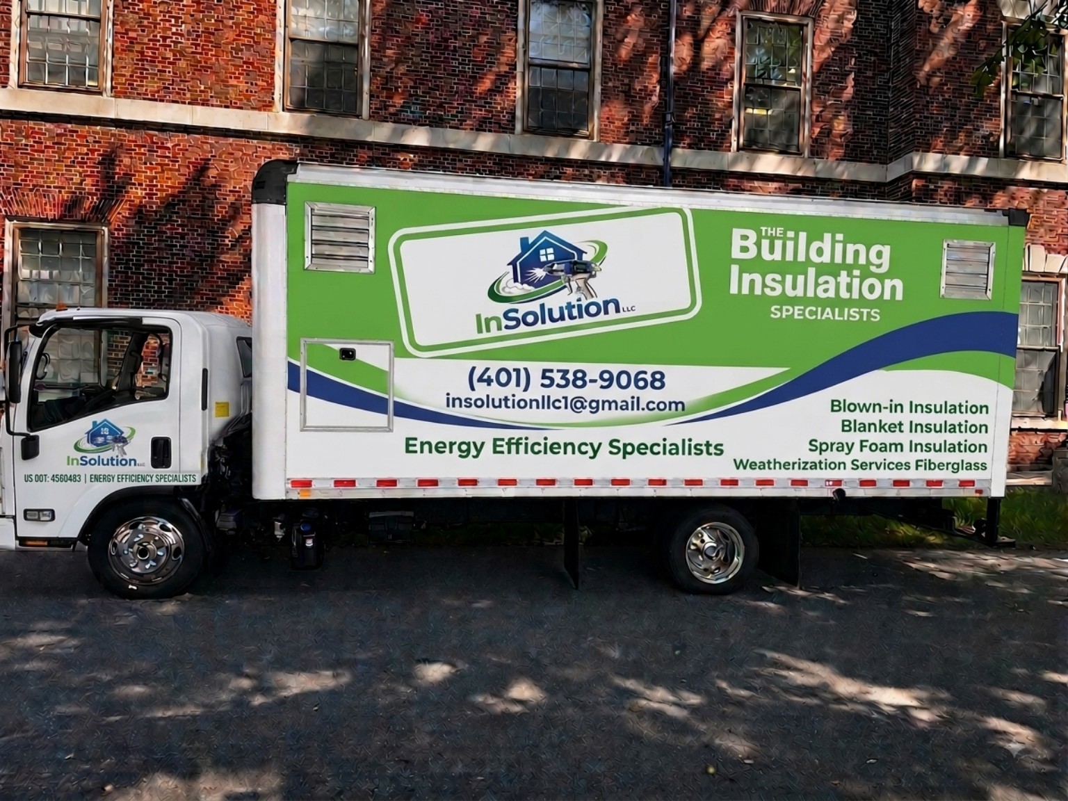 InSolution LLC branded truck